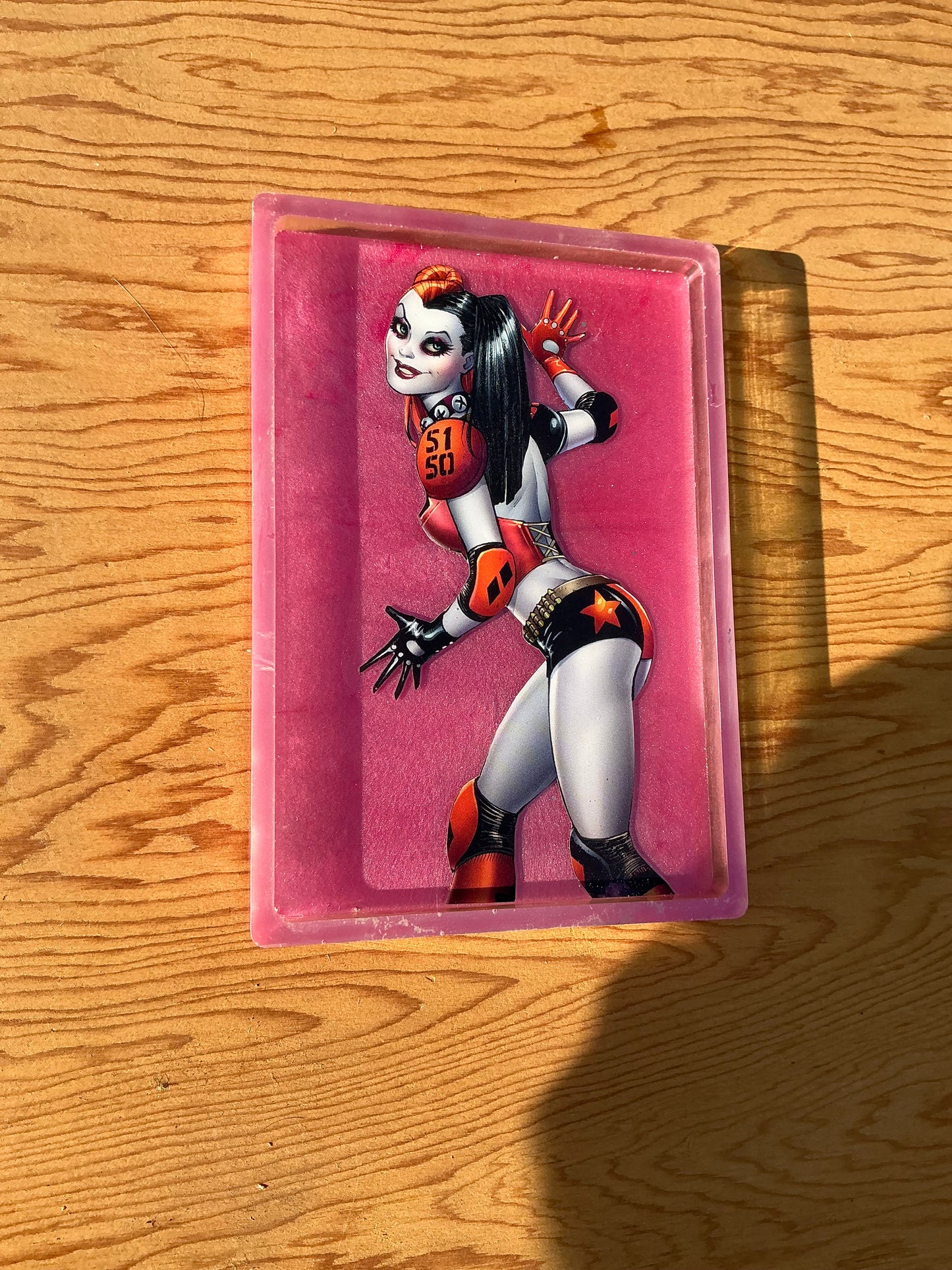 Clown Girl Comic Book Resin Tray