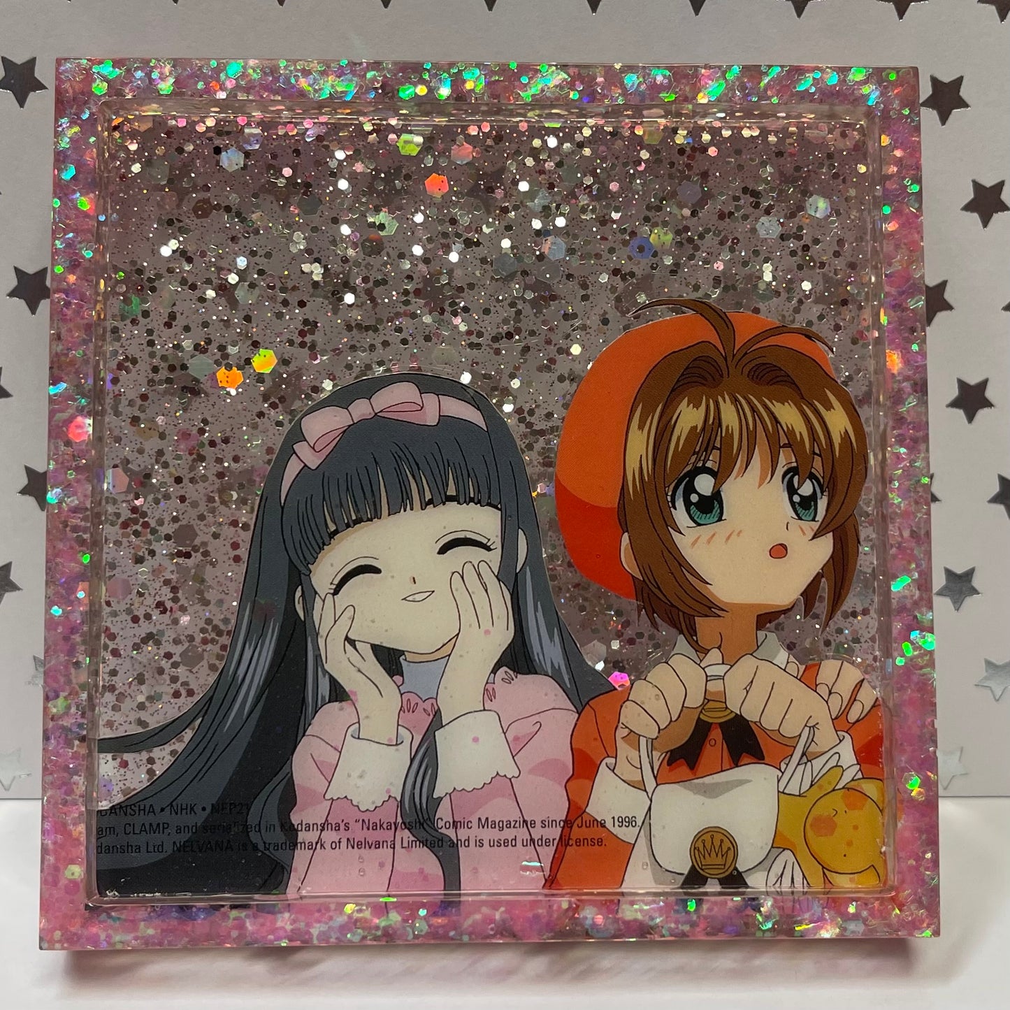 “Cherry Blossoms” Manga Resin Coaster
