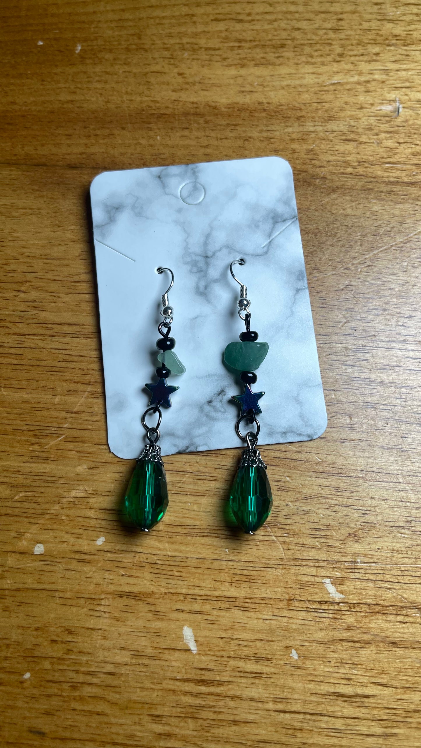 Witchy Emerald Green Magic Earrings