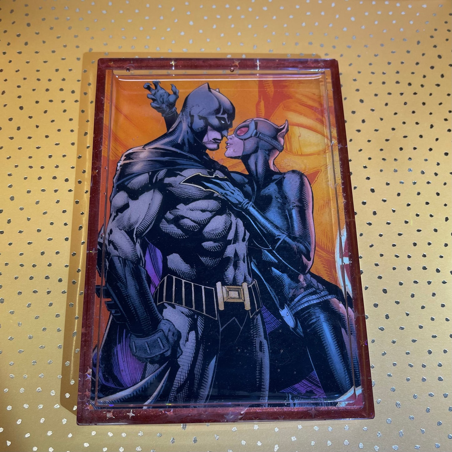 “Cat Got Your Tongue?” Comic Book Resin Tray