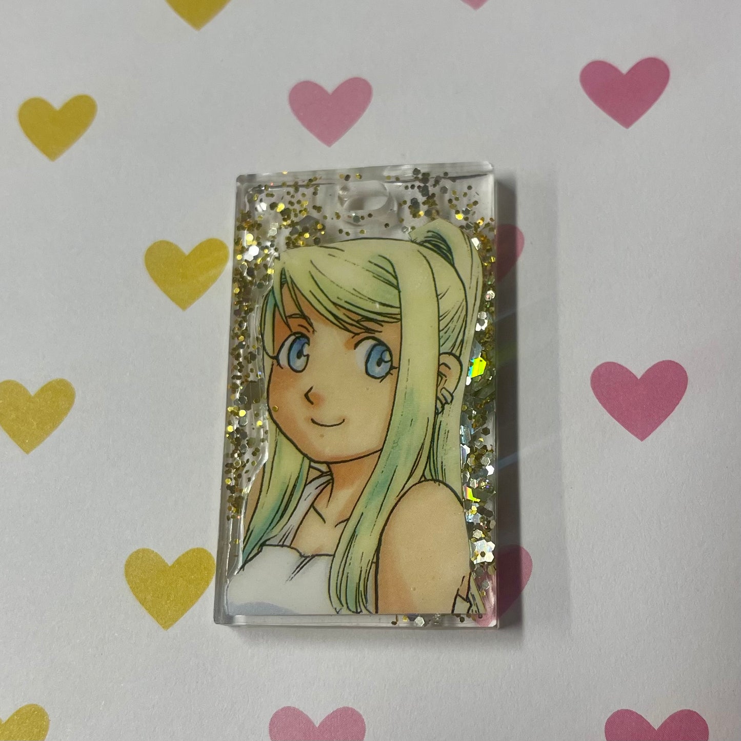 “Mechanic” Recycled Manga Mini Keychain