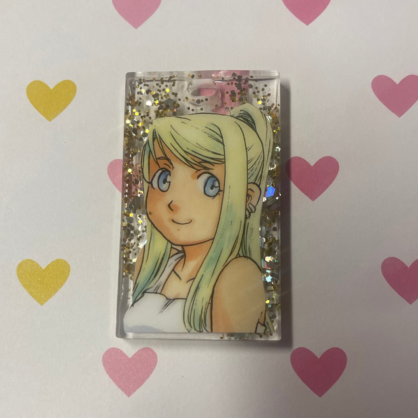 “Mechanic” Recycled Manga Mini Keychain