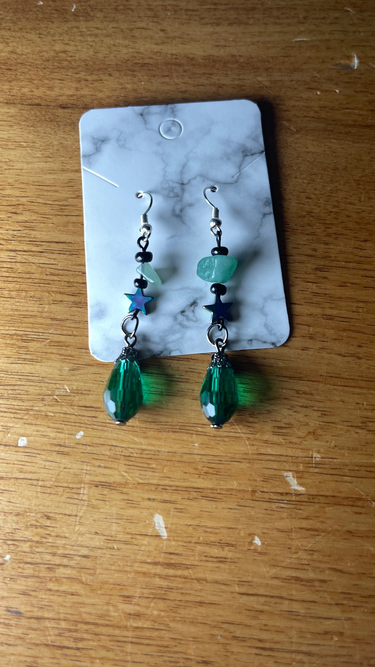 Witchy Emerald Green Magic Earrings