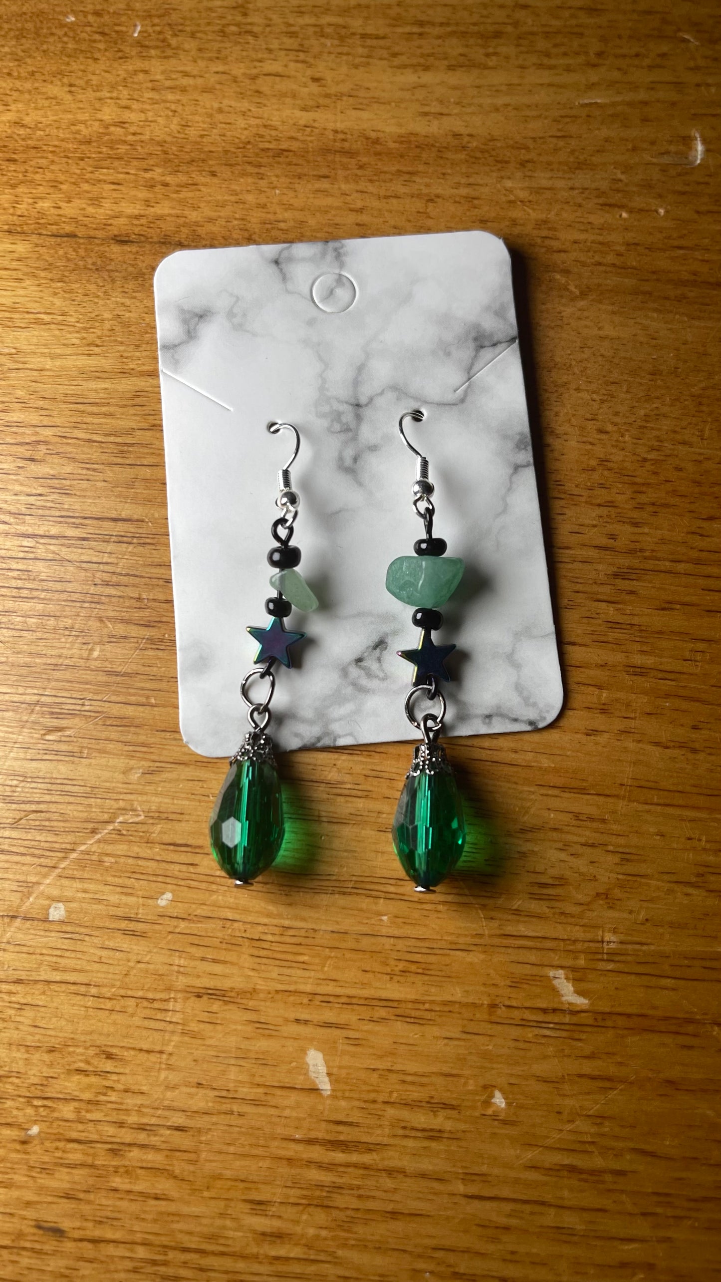 Witchy Emerald Green Magic Earrings
