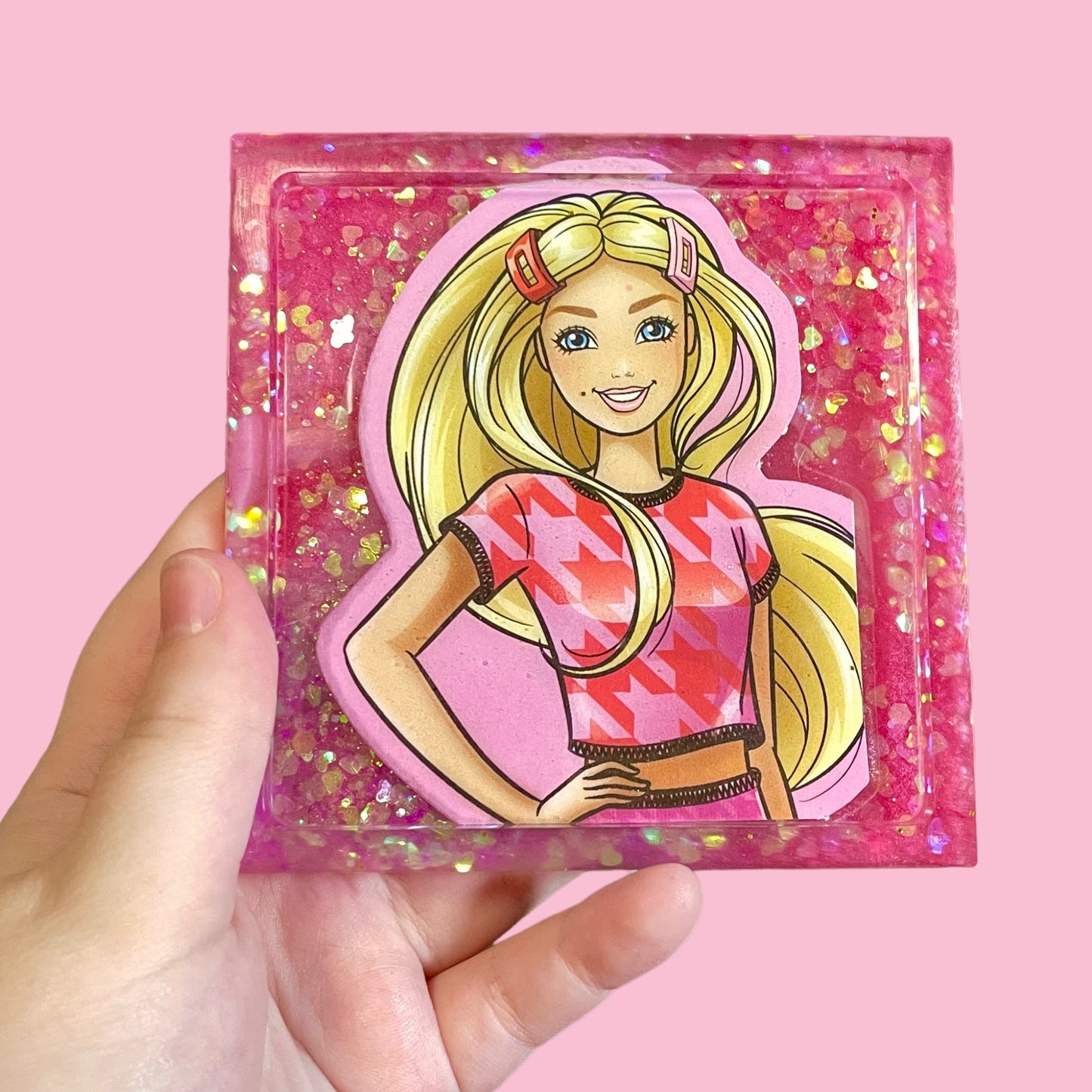 “Perfect in Plastic” Resin Coaster