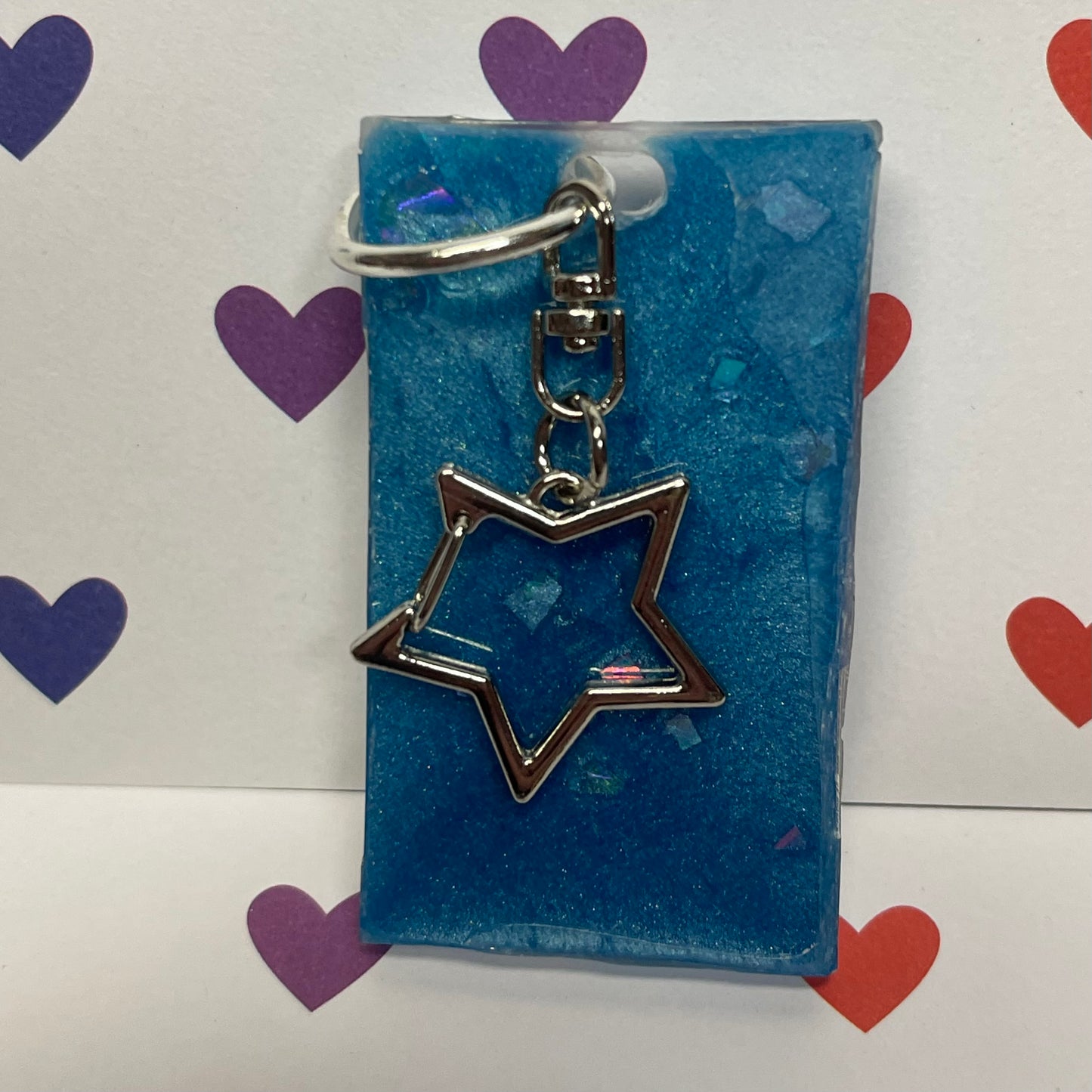 Blue Mercury Manga Resin Mini Keychain
