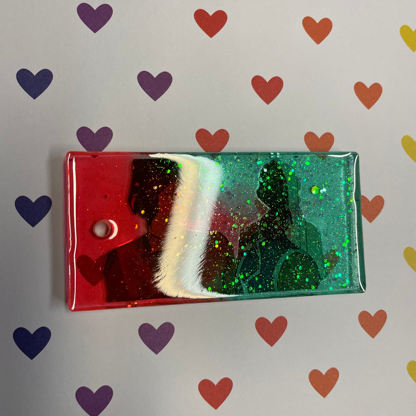 “Spirited Love” Comic Book Resin Keychain