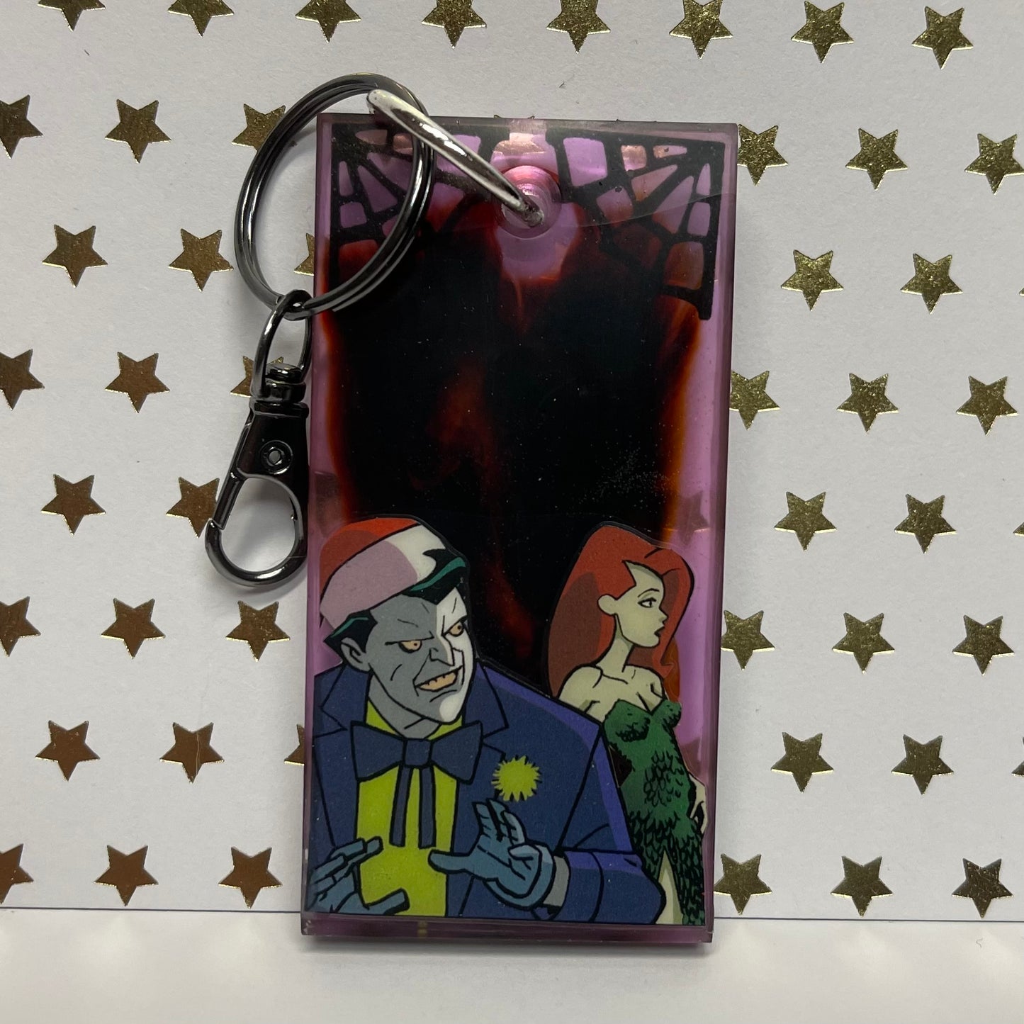 “Un-Merry Christmas” Comic Book Resin Keychain