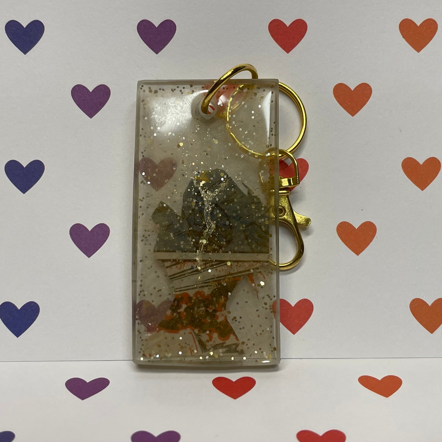 Bulletproof Woman Comic Book Resin Keychain