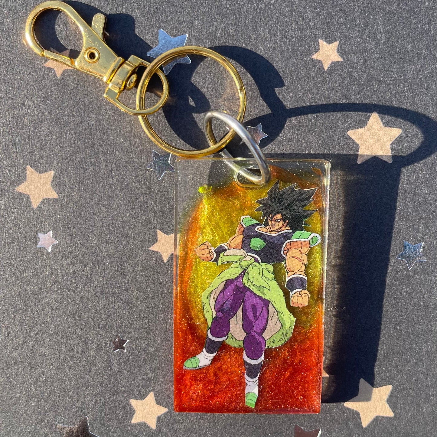 “Broccoli” Manga Resin Mini Keychain