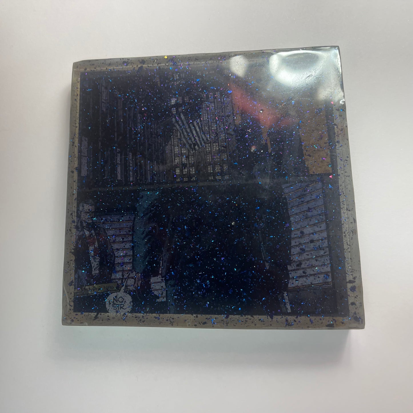 “Shadow” Comic Book Resin Coaster