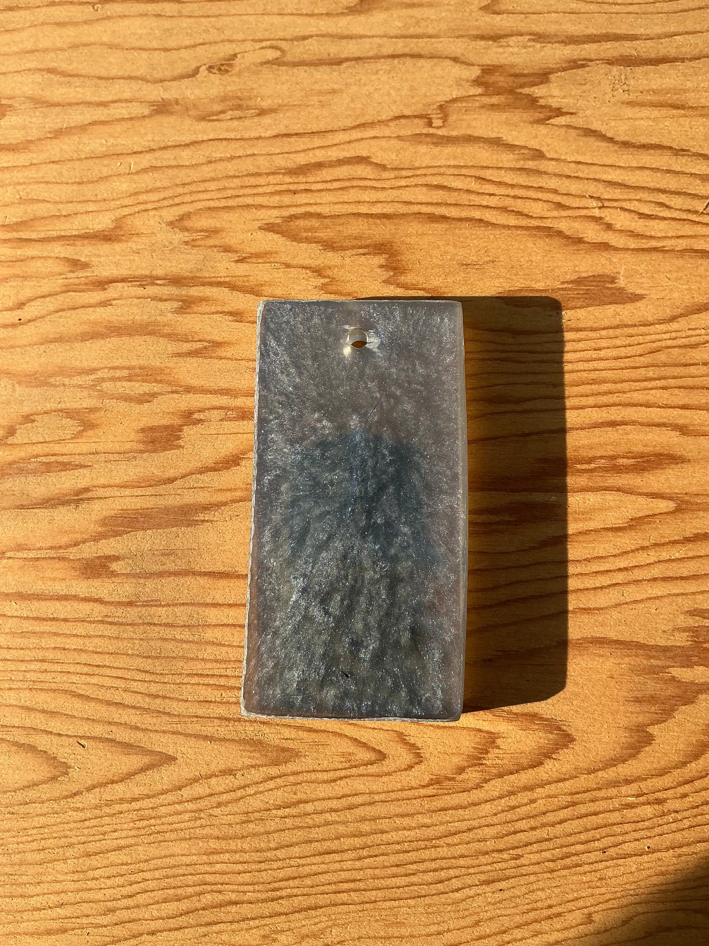 Grey Comic Book Resin Keychain