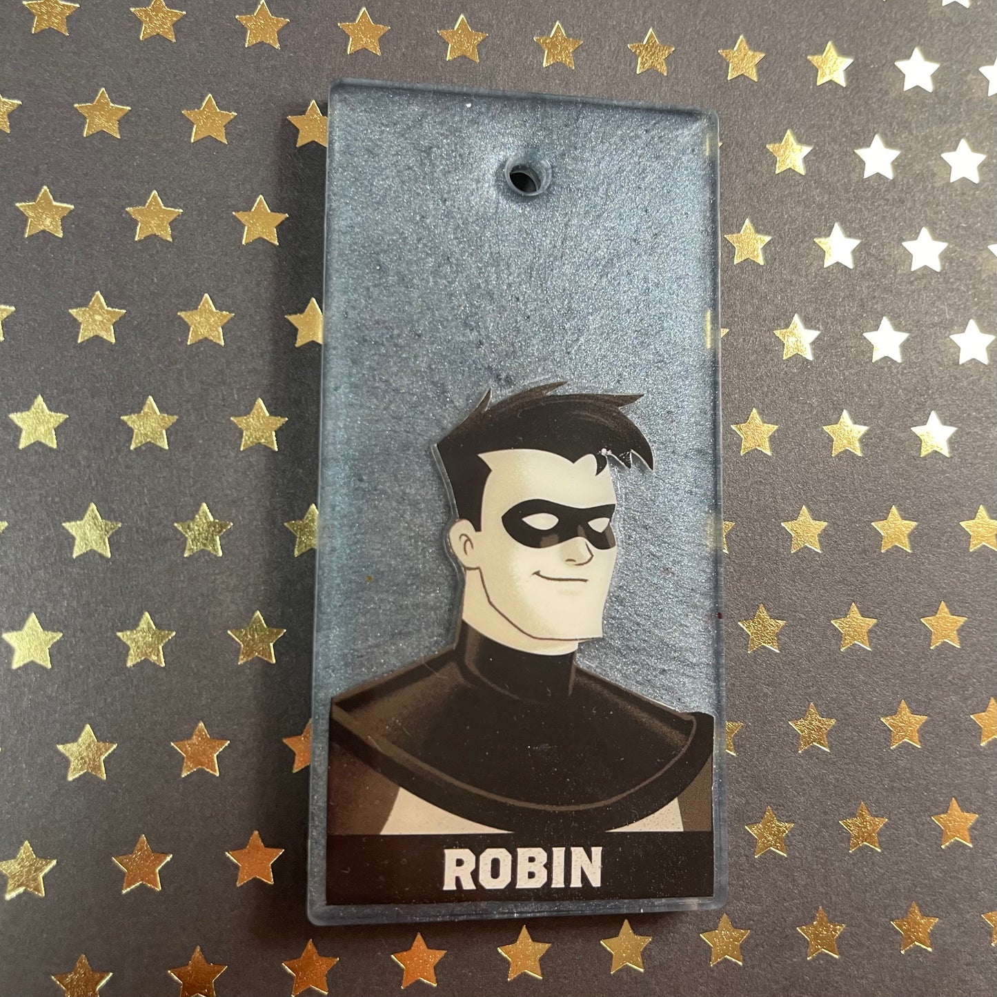 “Sidekick” Large Comic Book Keychain