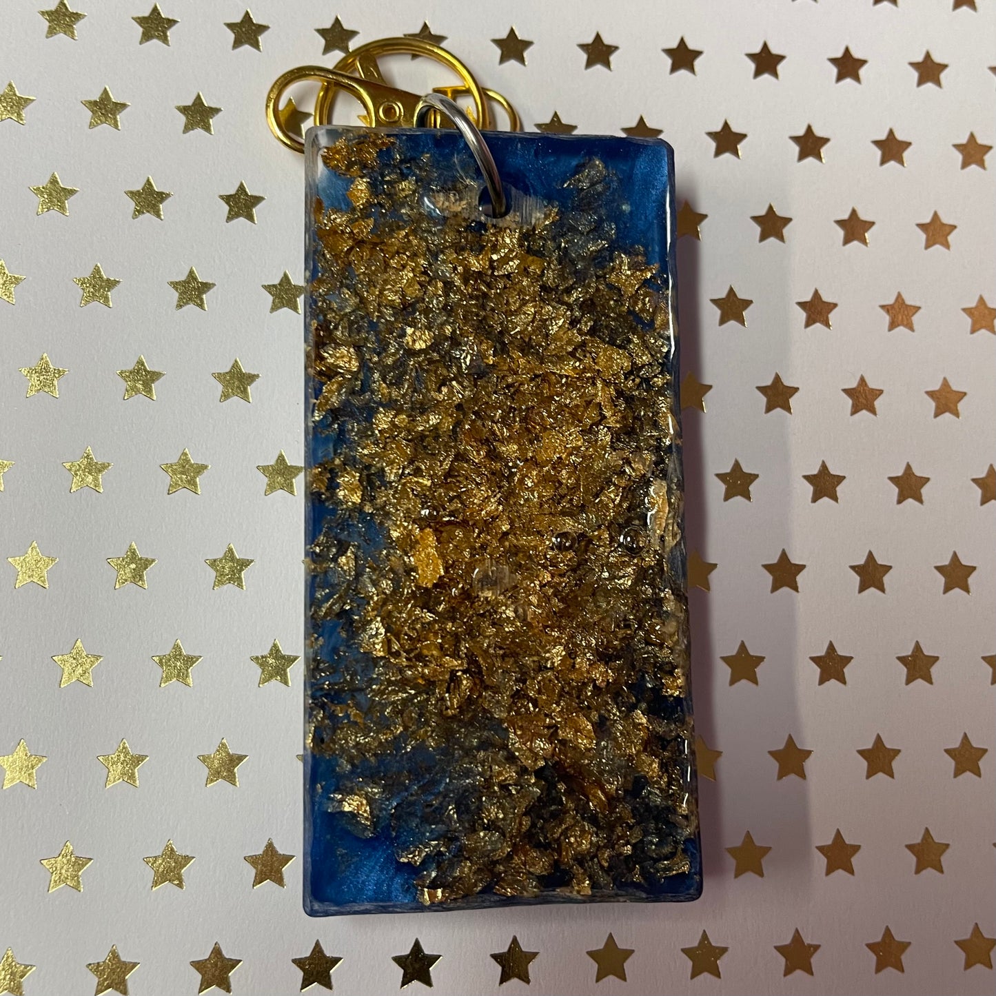 Golden Ninja Manga Resin Large Keychain