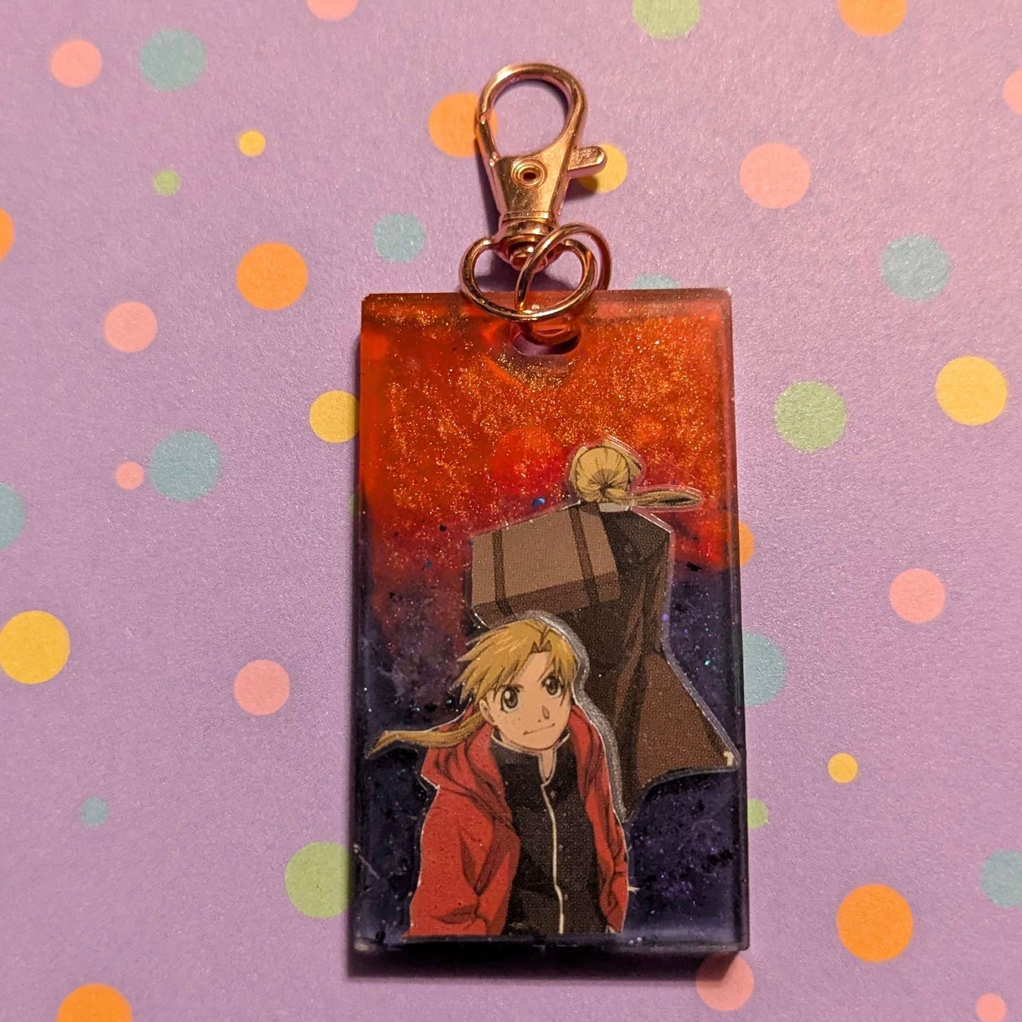 “Brotherly Destiny” Manga Resin Mini Keychain