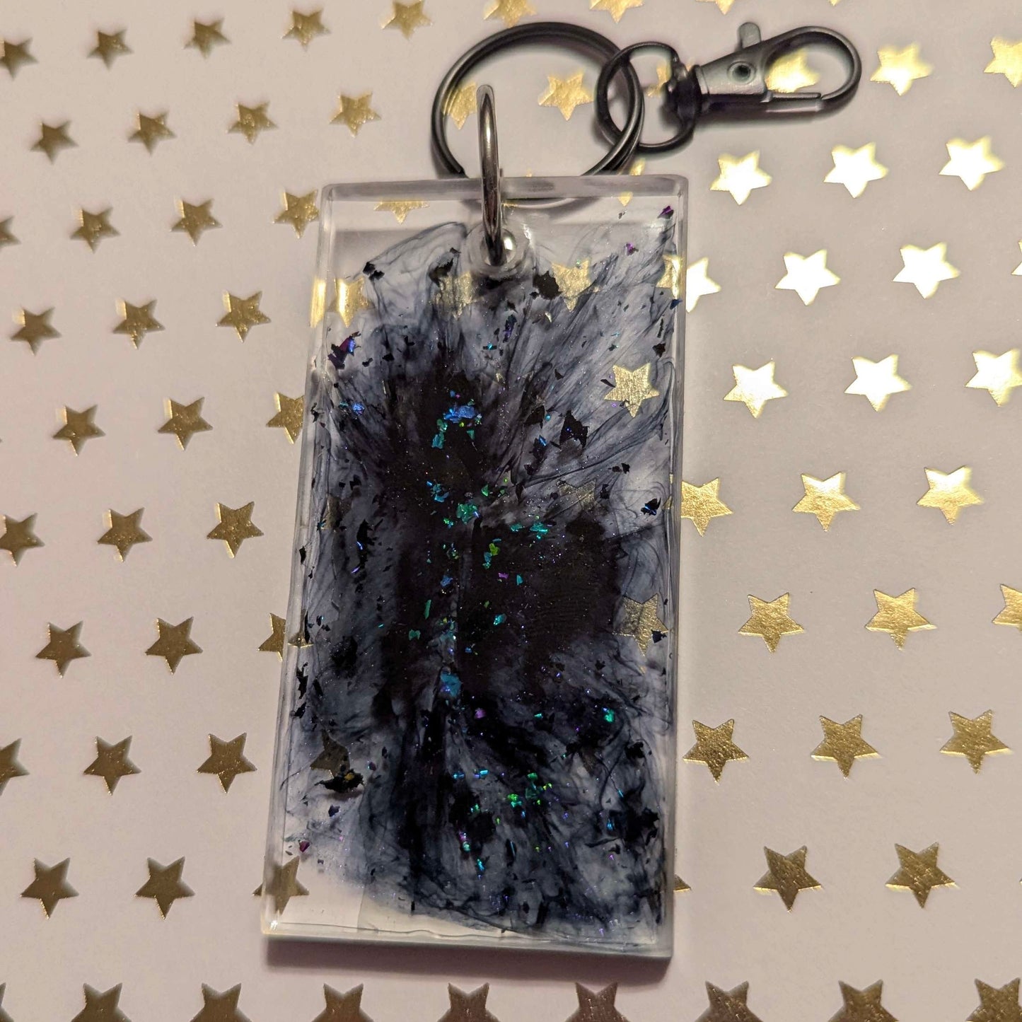 Dragon Comic Book Resin Keychain