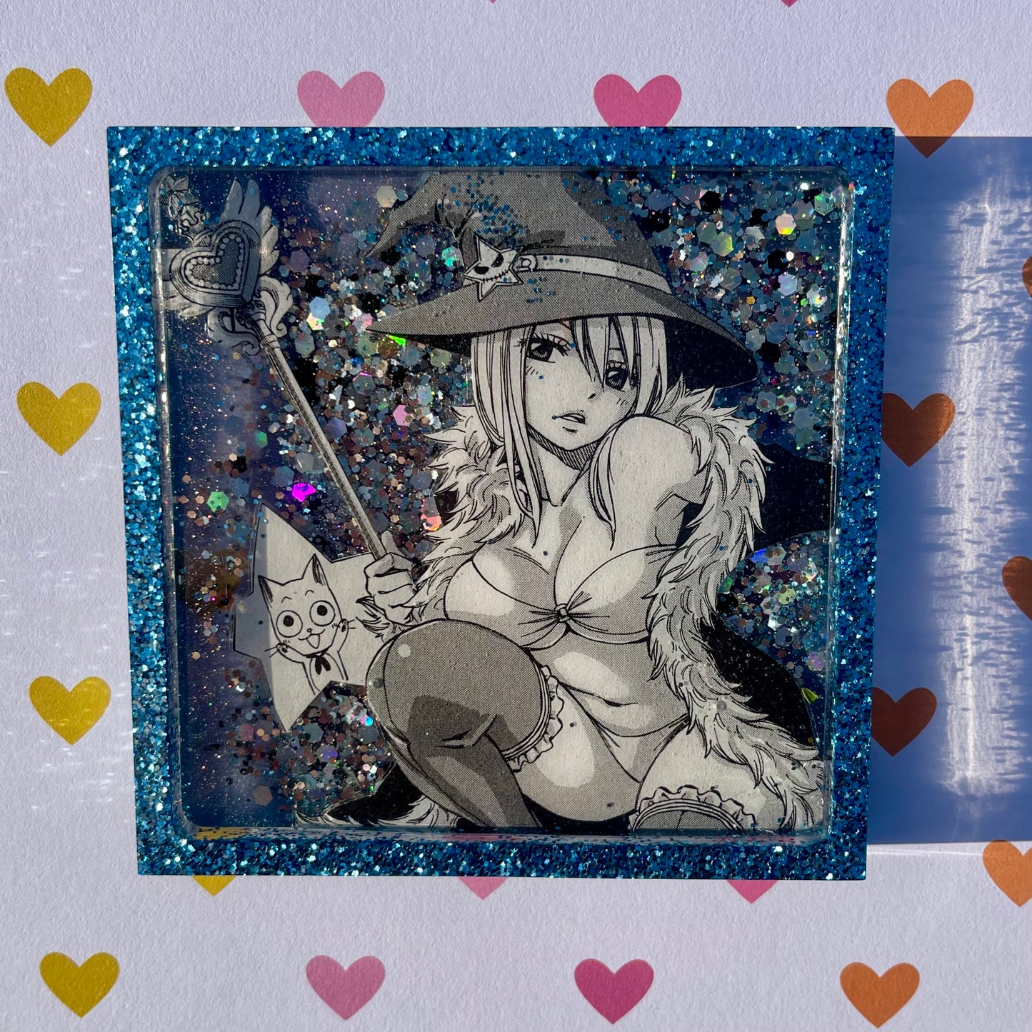 “I Love Lucy” Manga Resin Coaster