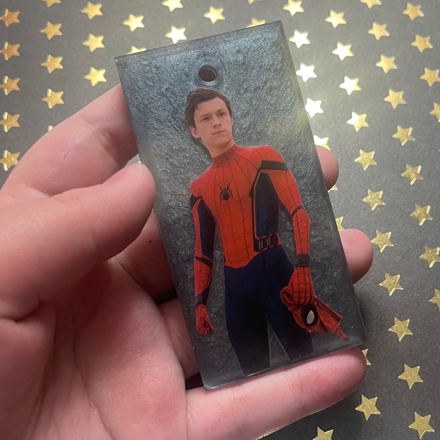 “Menace!” Comic Book Resin Keychain