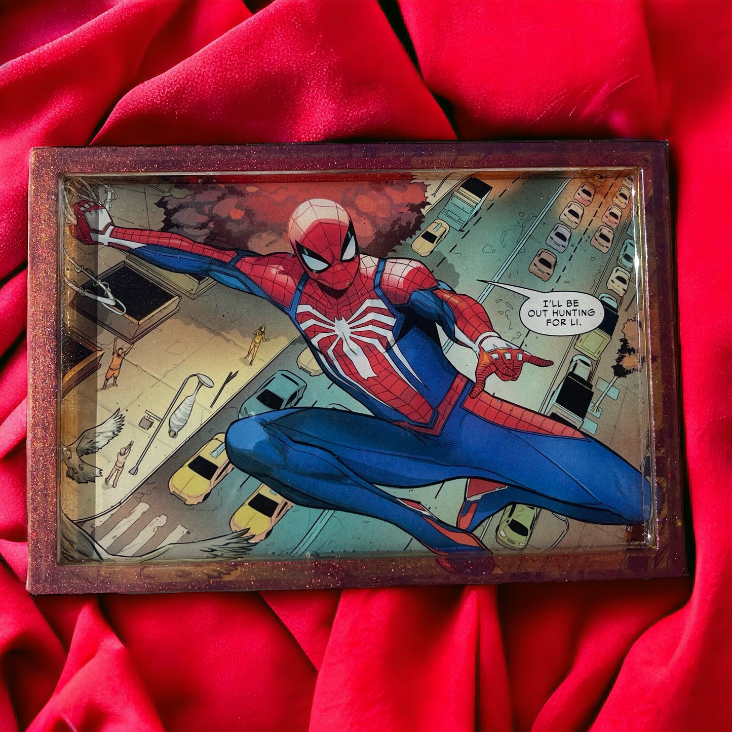 “Hunting” Comic Book Resin Tray