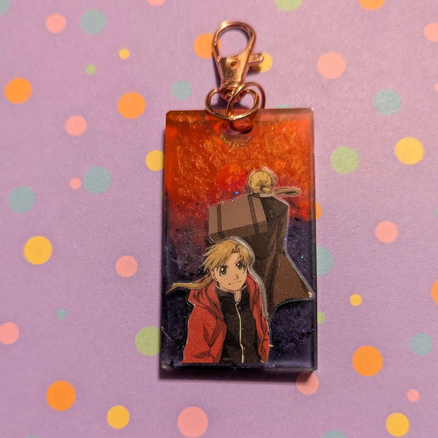 “Brotherly Destiny” Manga Resin Mini Keychain