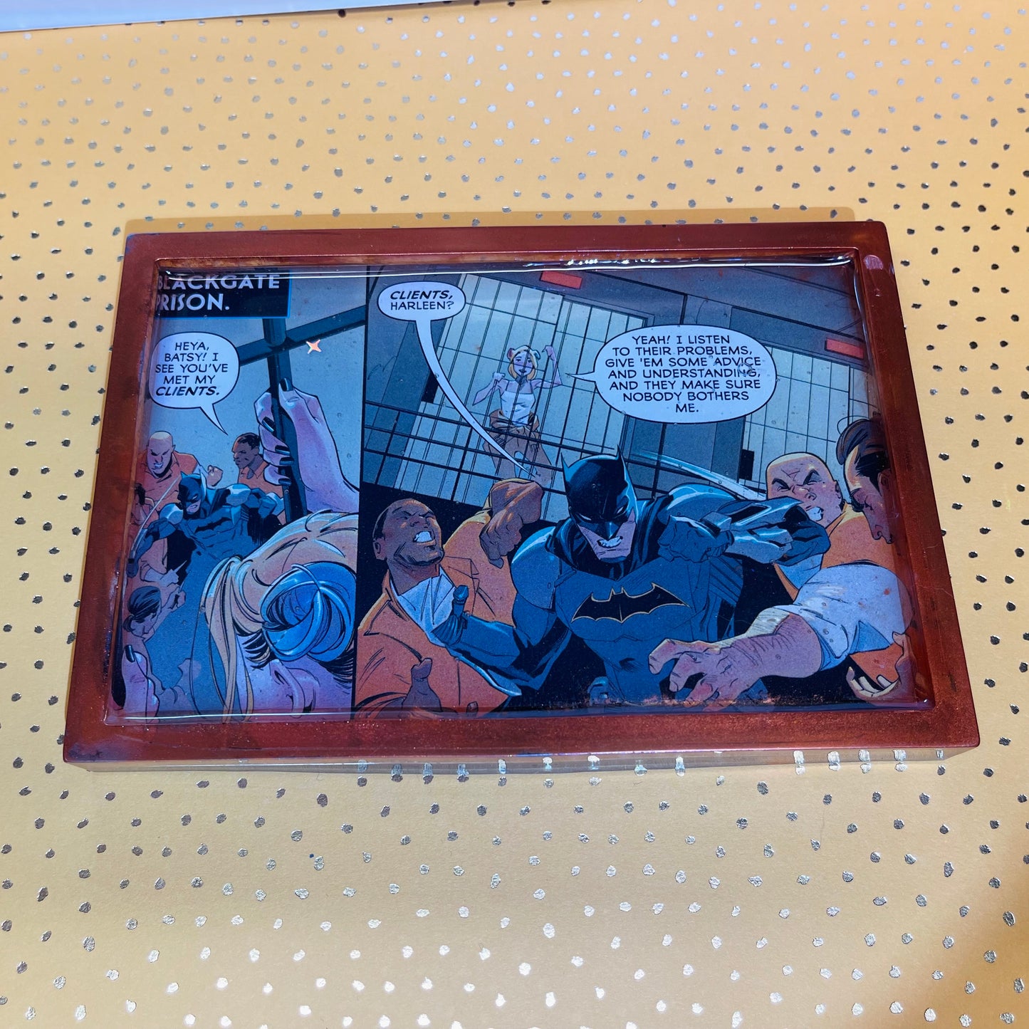 “Clients” Comic Book Resin Tray