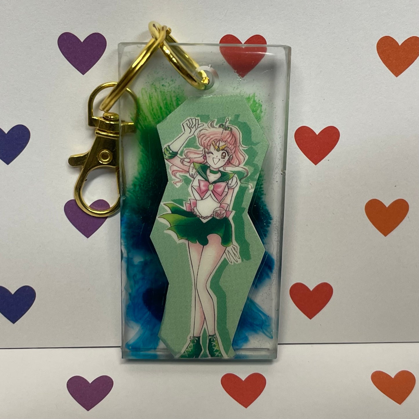 Thunderous Manga Resin Keychain
