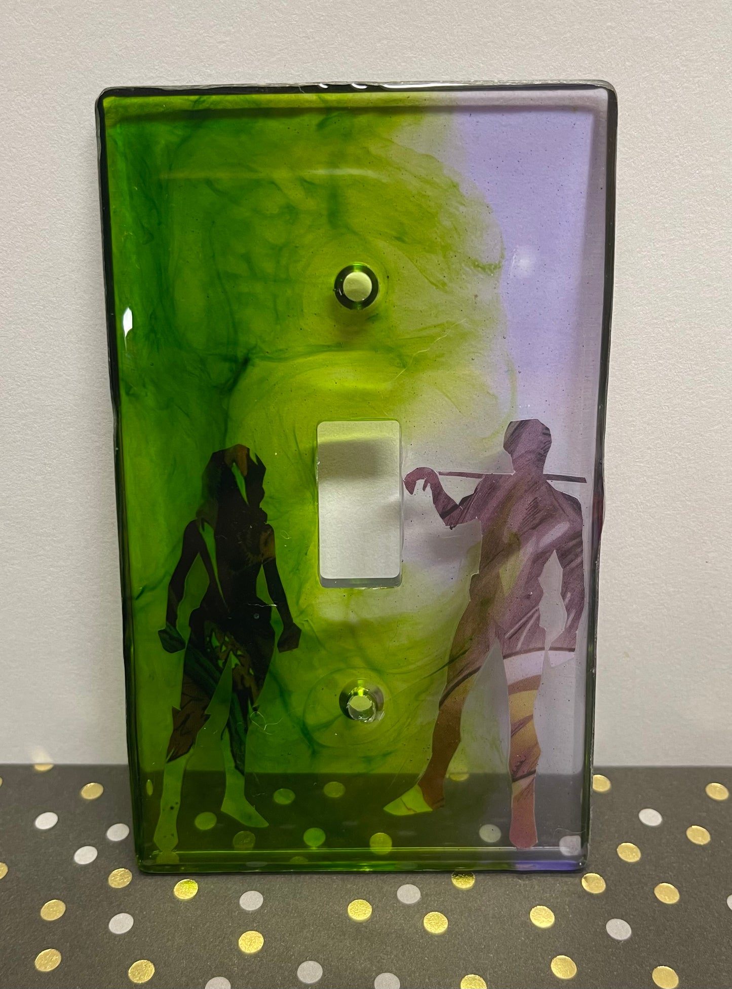 “Mutant Lovers” Comic Book Resin Light Switch