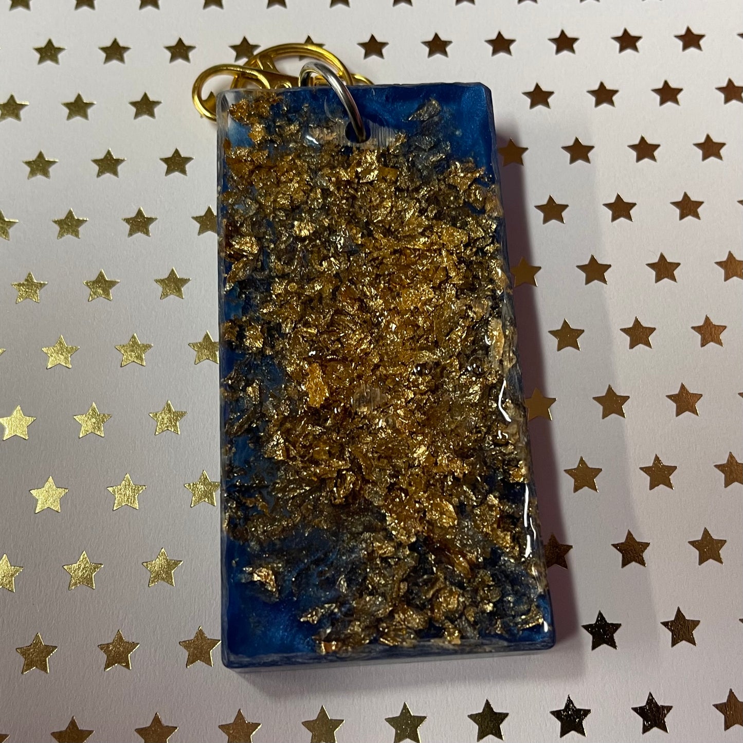 Golden Ninja Manga Resin Large Keychain