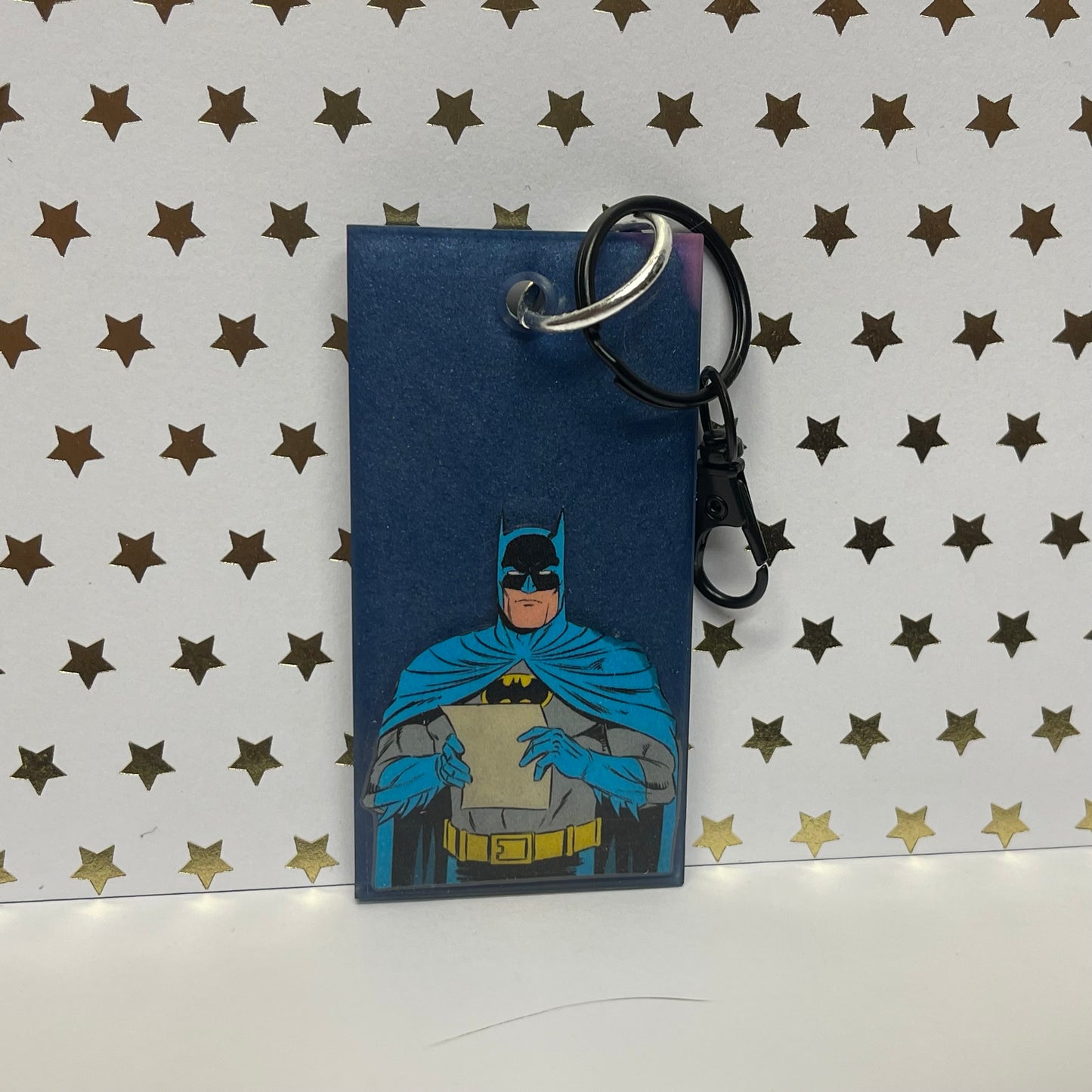 “Detective” Comic Book Resin Keychain