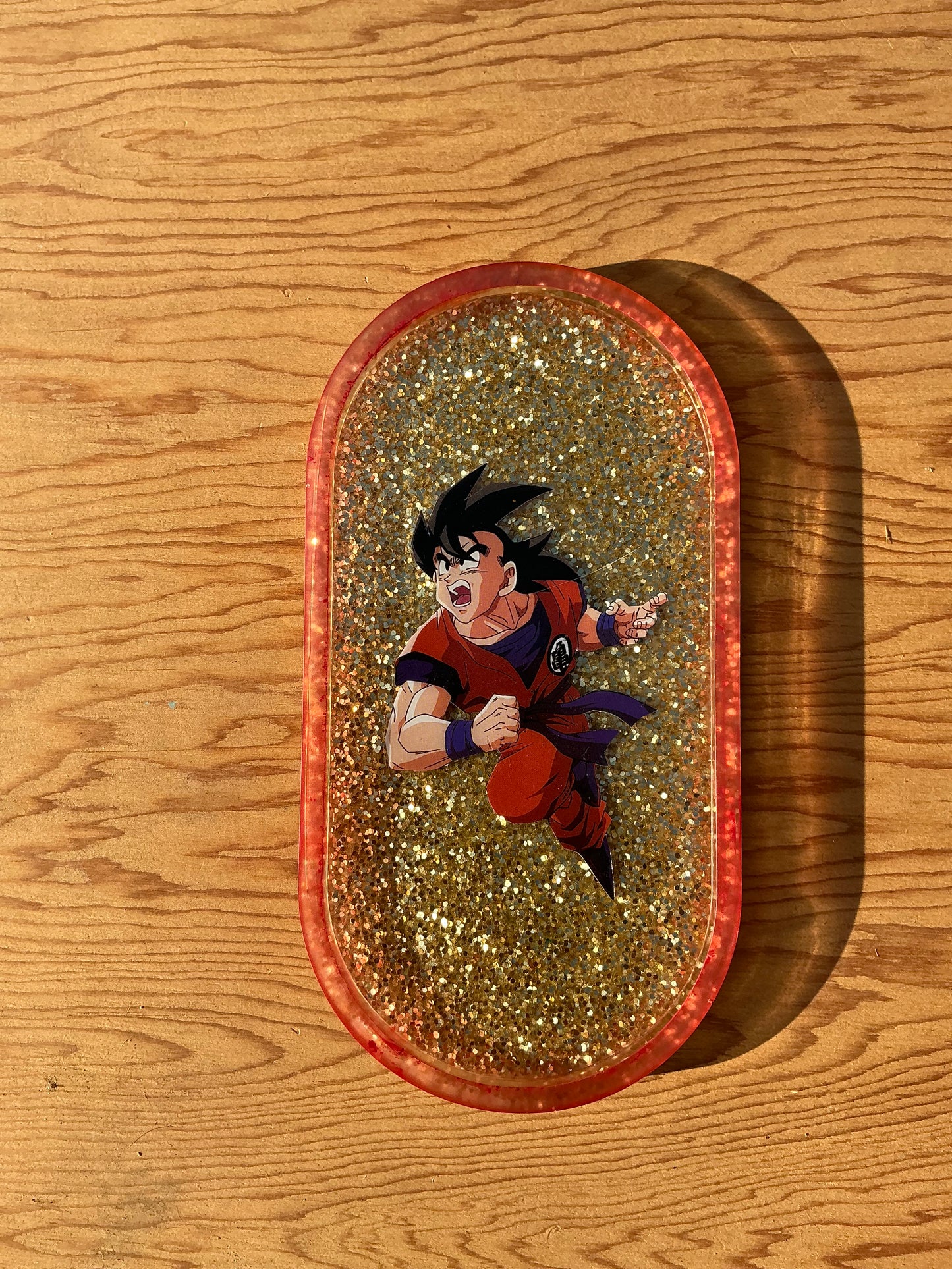 Golden Manga Resin Ash Tray