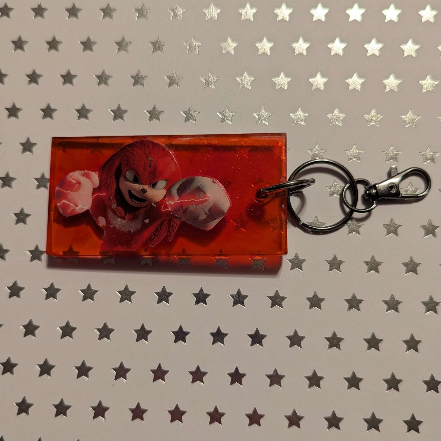 “Echidna Warrior” Comic Book Resin Keychain