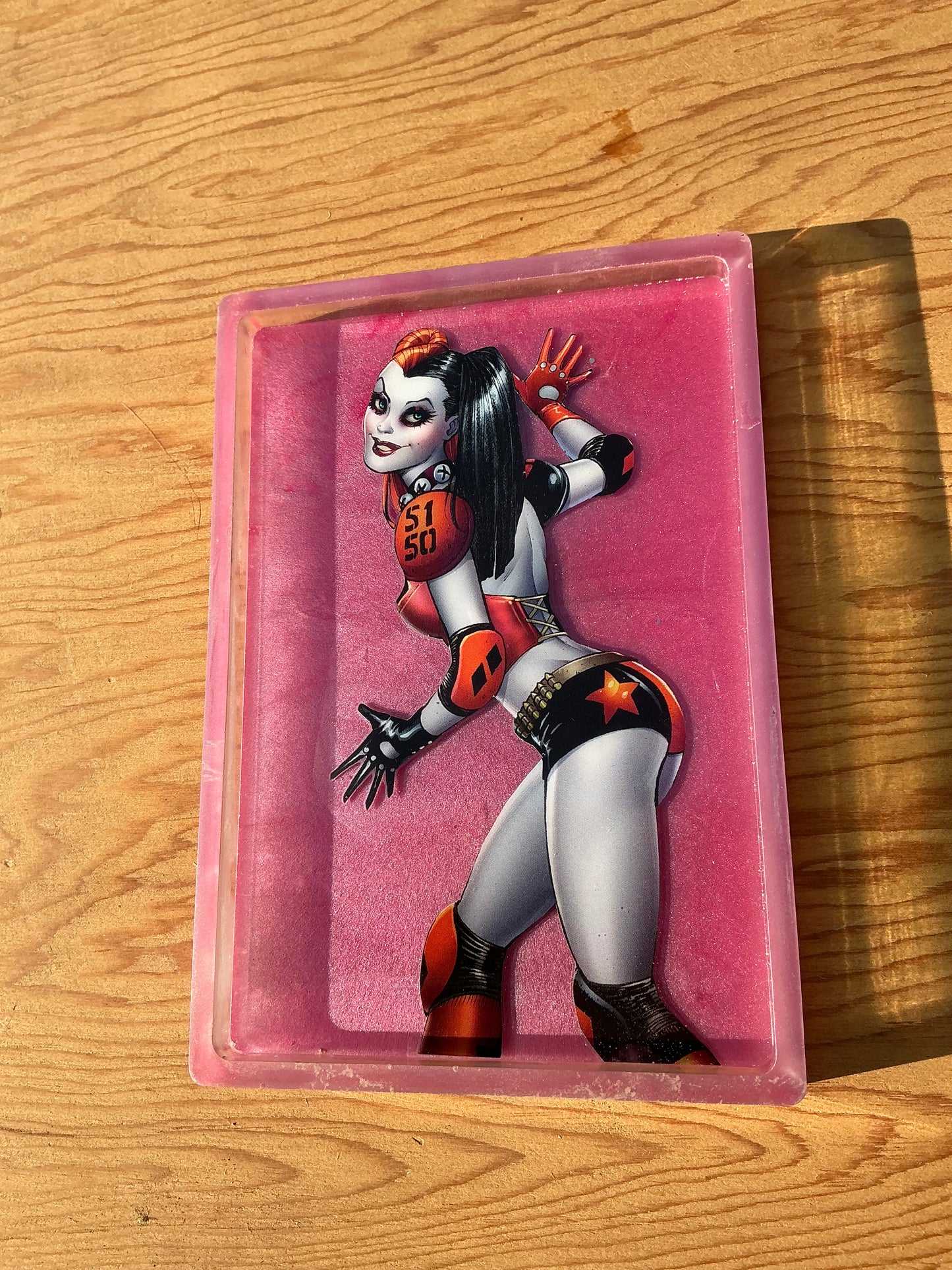 Clown Girl Comic Book Resin Tray