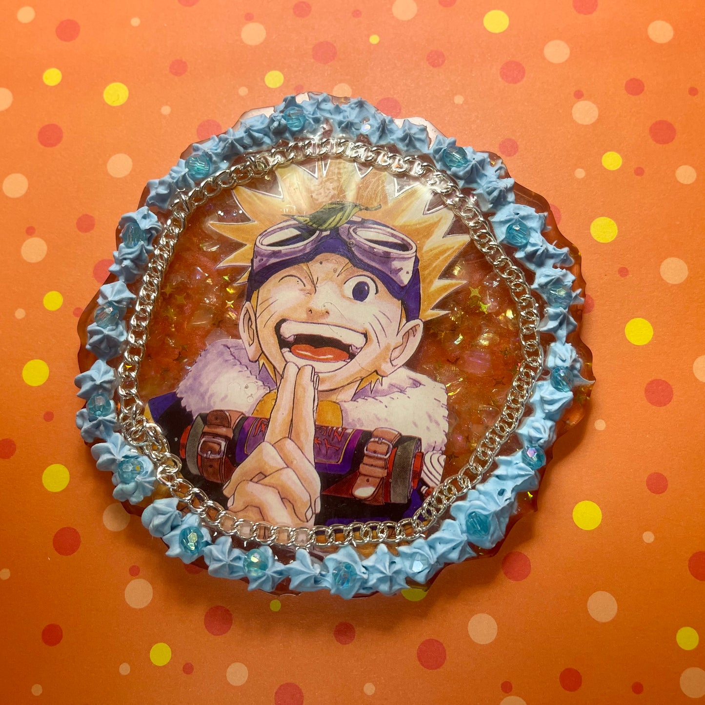“Believe it!” Decoden Manga Coaster