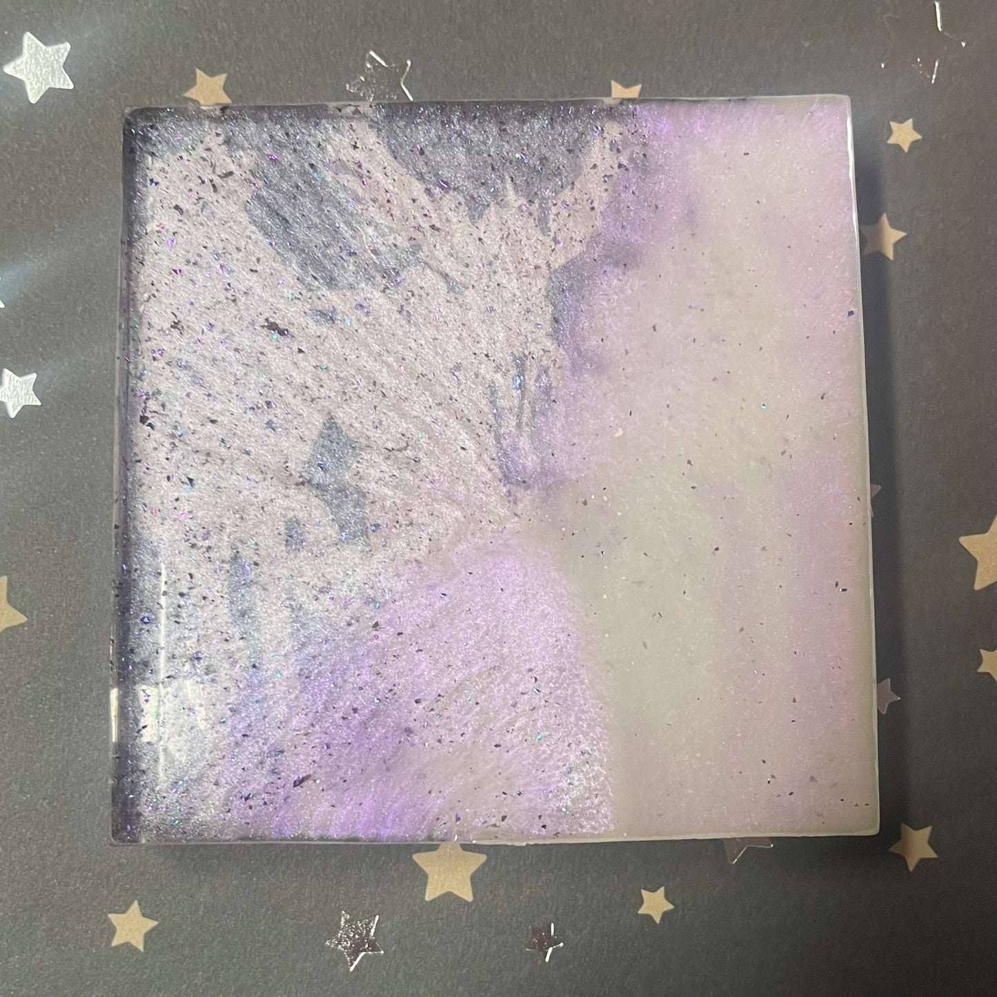 “Dreams” Recycled Manga Resin Coaster