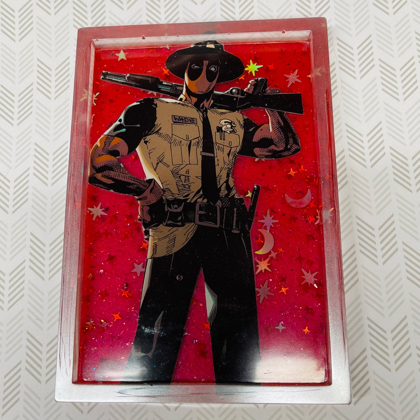 “Sheriff” Comic Book Resin Tray