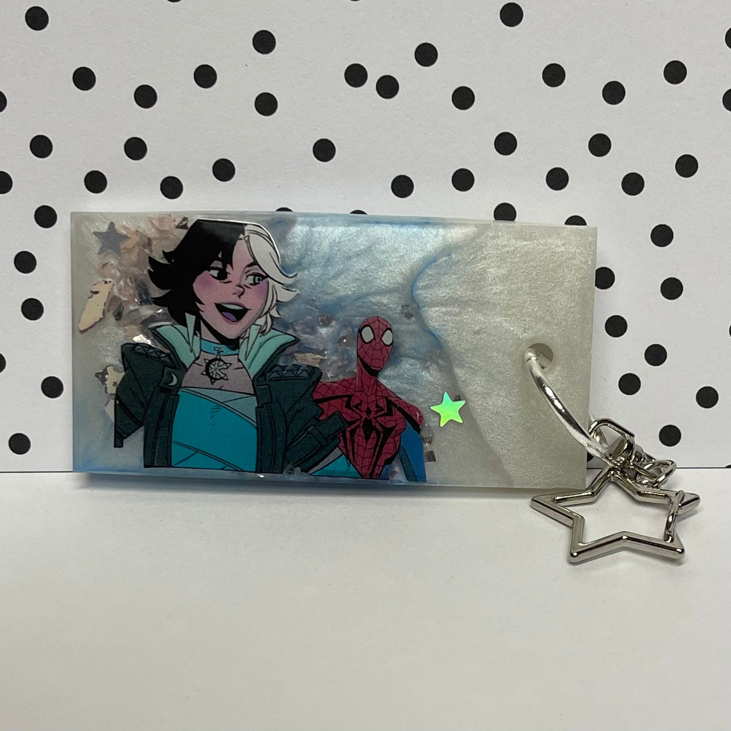 Icy Healer Comic Book Resin Keychain