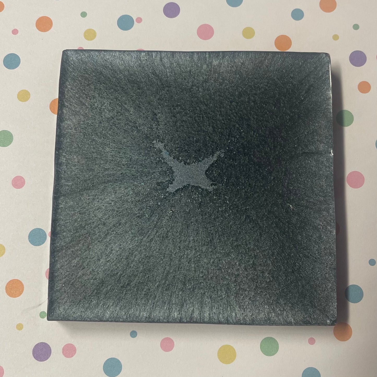 “Bats ‘n’ Cats” Recycled Comic Book Resin Coaster