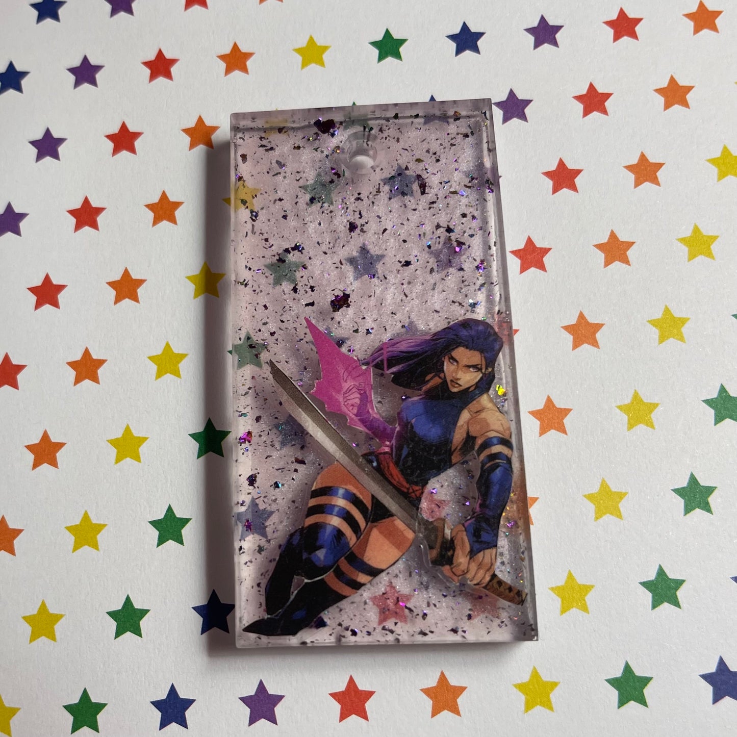 “Butterfly Mutant” Comic Book Resin Keychain