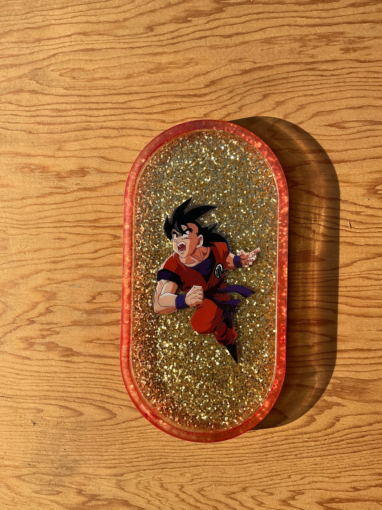 Golden Manga Resin Ash Tray