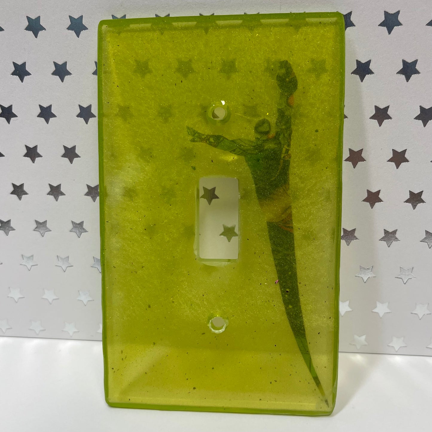“Speed of Light” Comic Book Resin Light Switch Cover