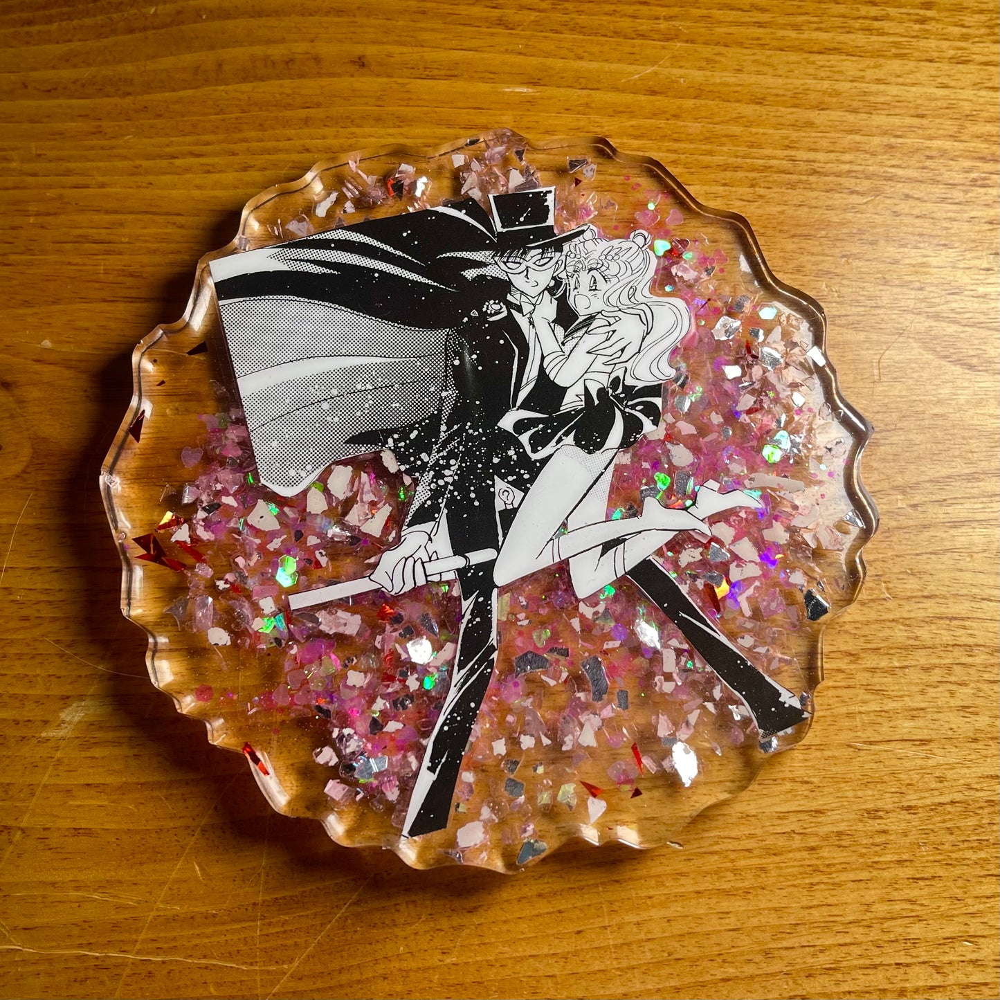 “Winning Love by Daylight” Manga Resin Coaster