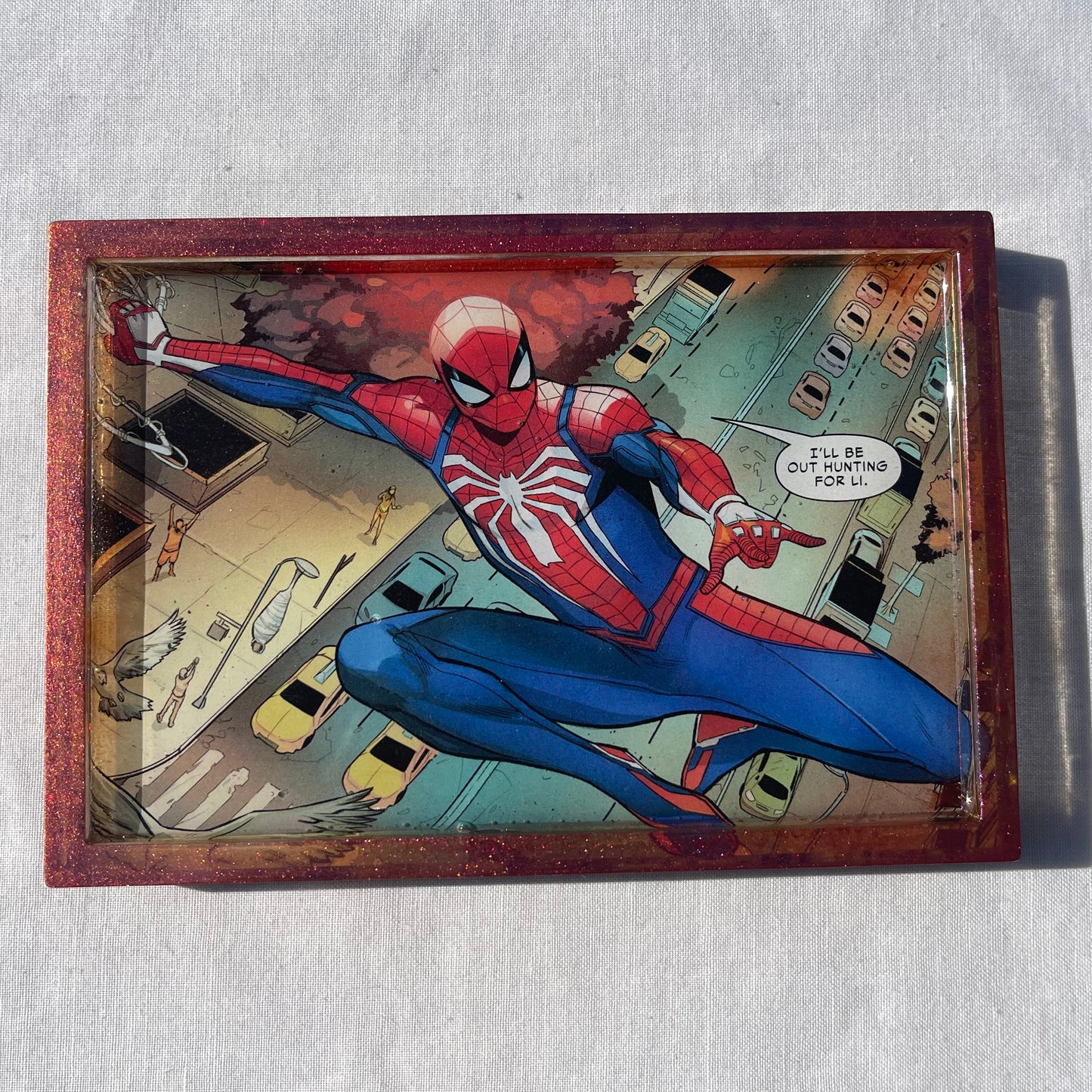 “Hunting” Comic Book Resin Tray