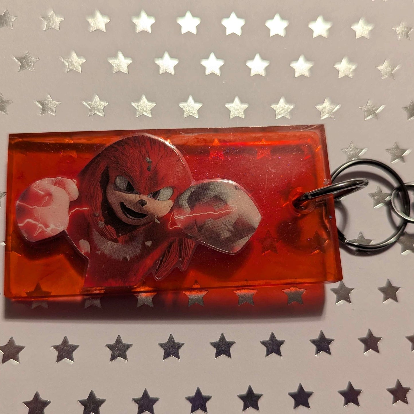 “Echidna Warrior” Comic Book Resin Keychain