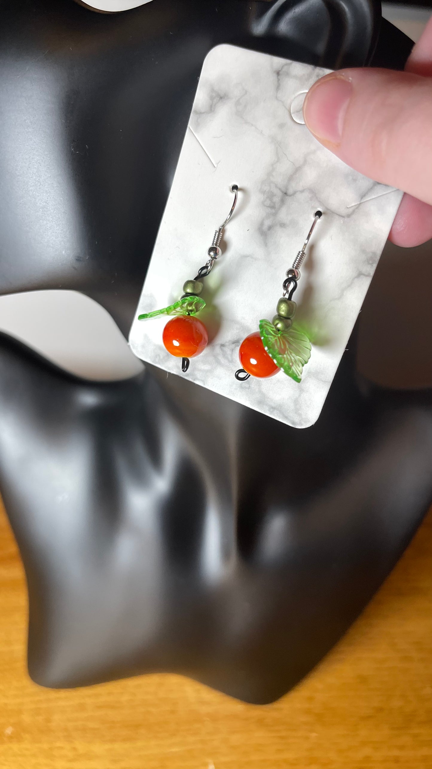 Pretty Pumpkin Patch Earrings