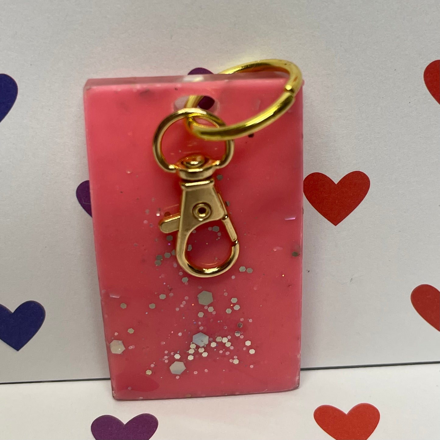 Pink Mars Manga Resin Mini Keychain