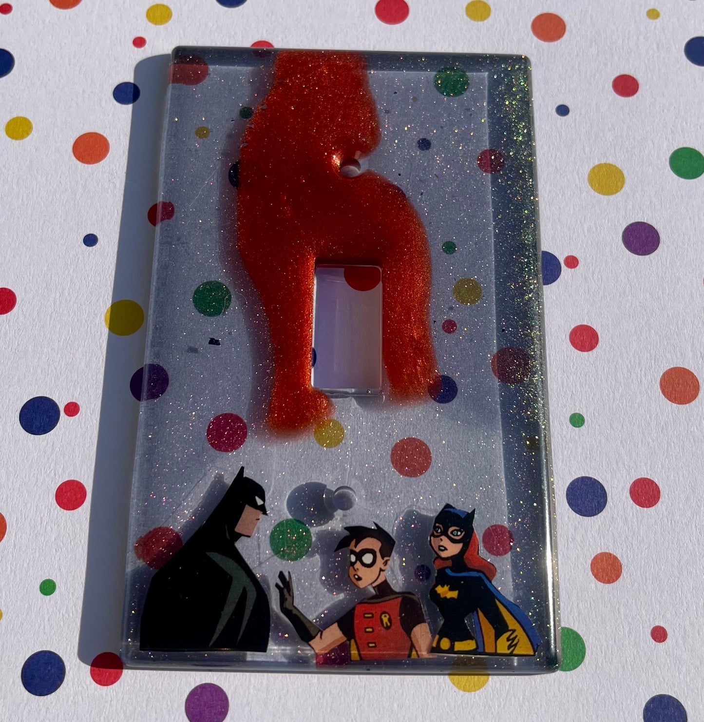 “Animated” Comic Book Resin Light Switch Cover