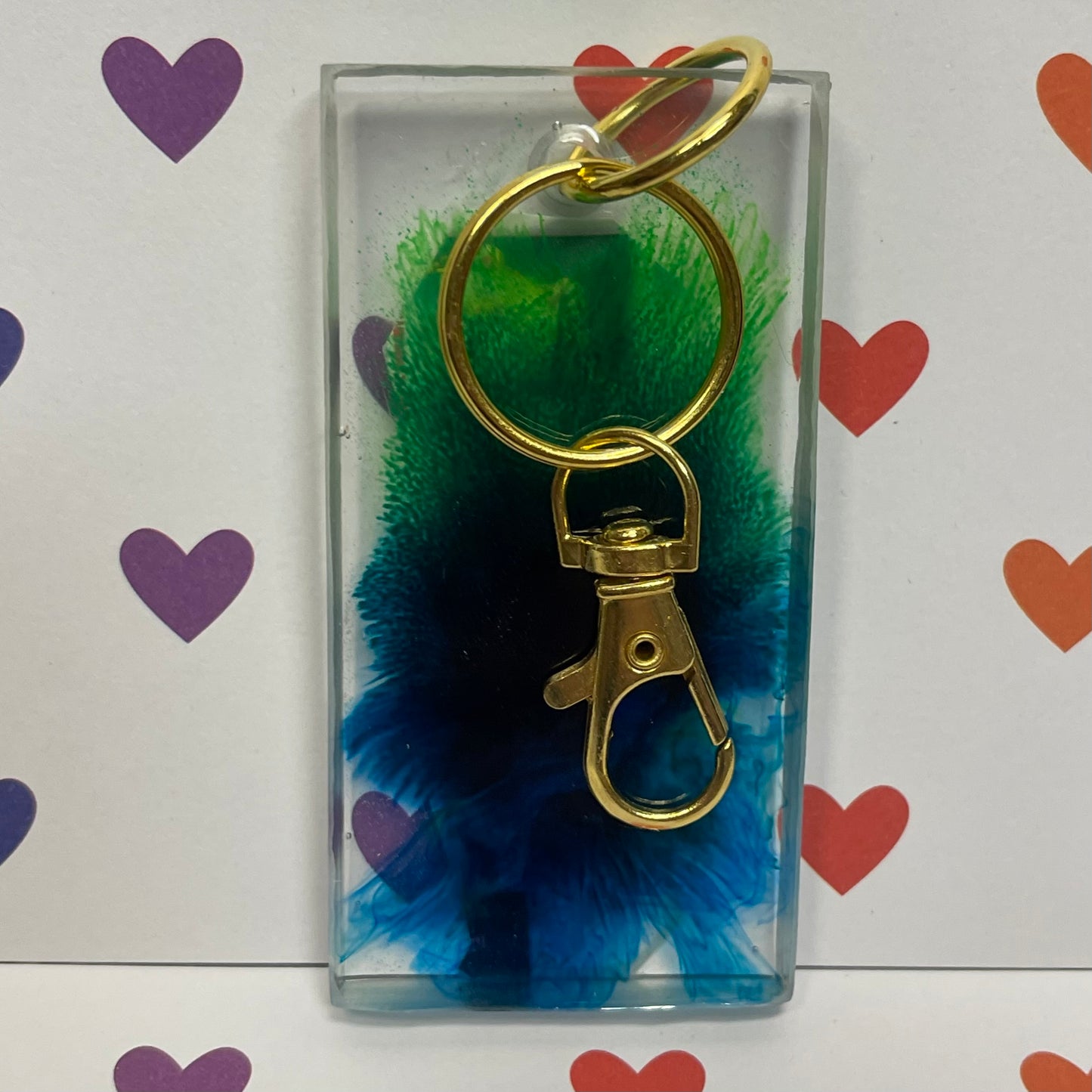 Thunderous Manga Resin Keychain