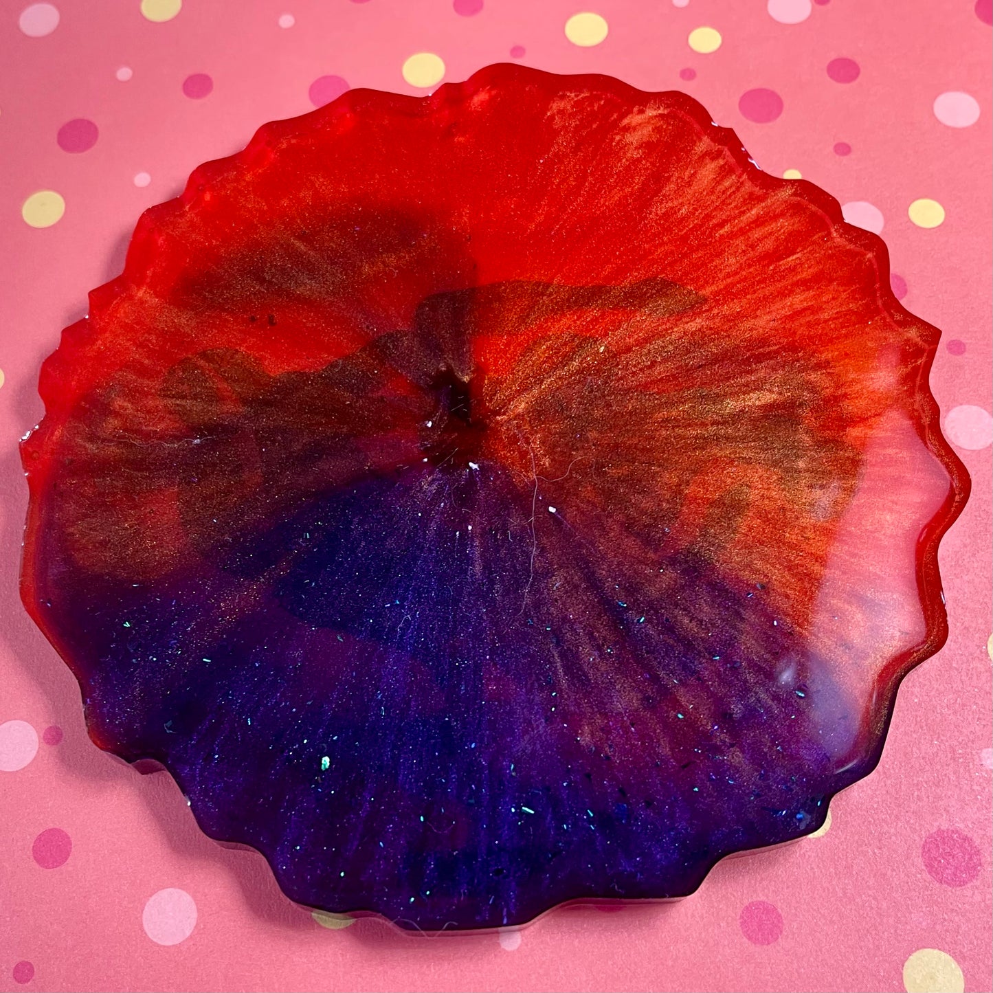 “Arachnophobia” Comic Book Resin Coaster