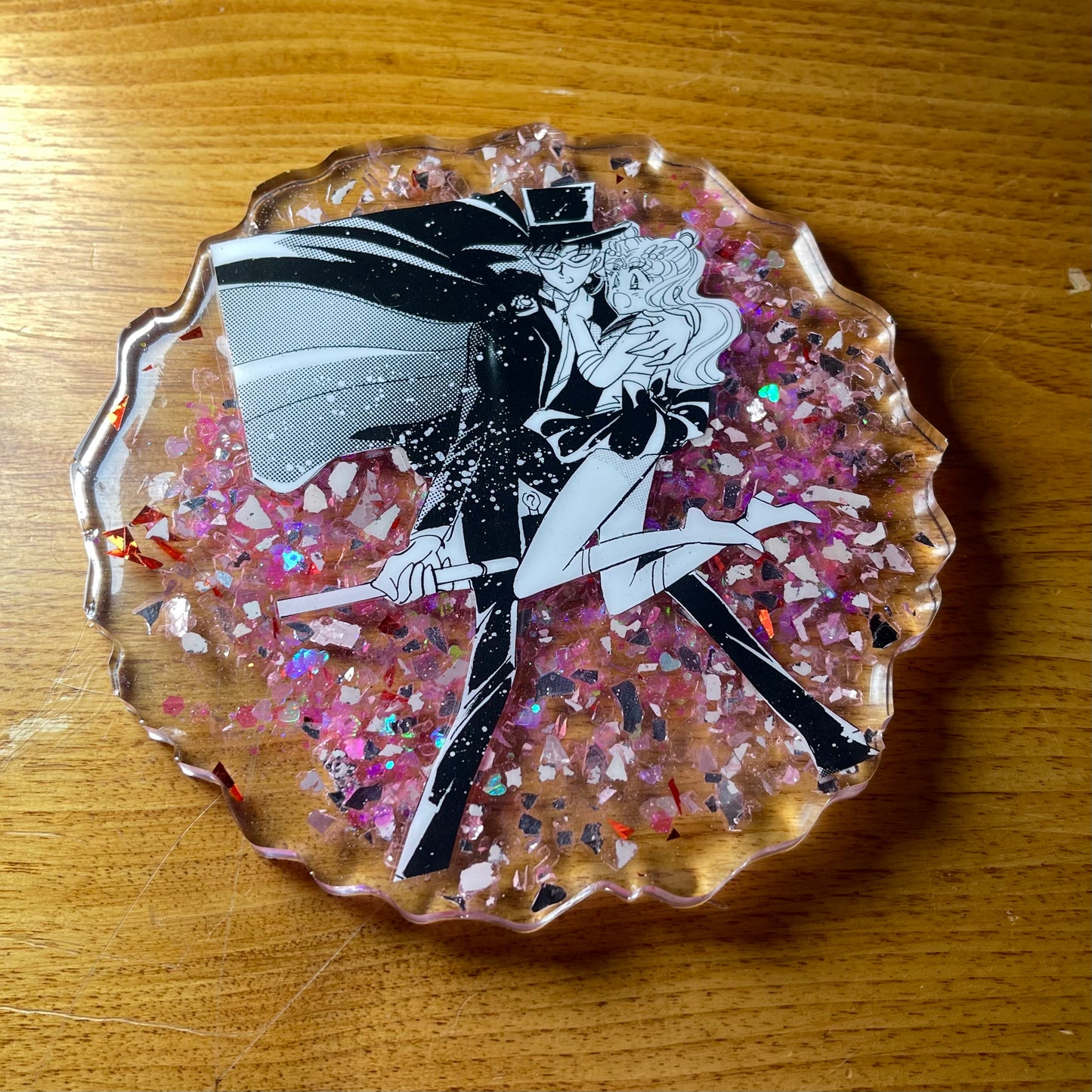 “Winning Love by Daylight” Manga Resin Coaster