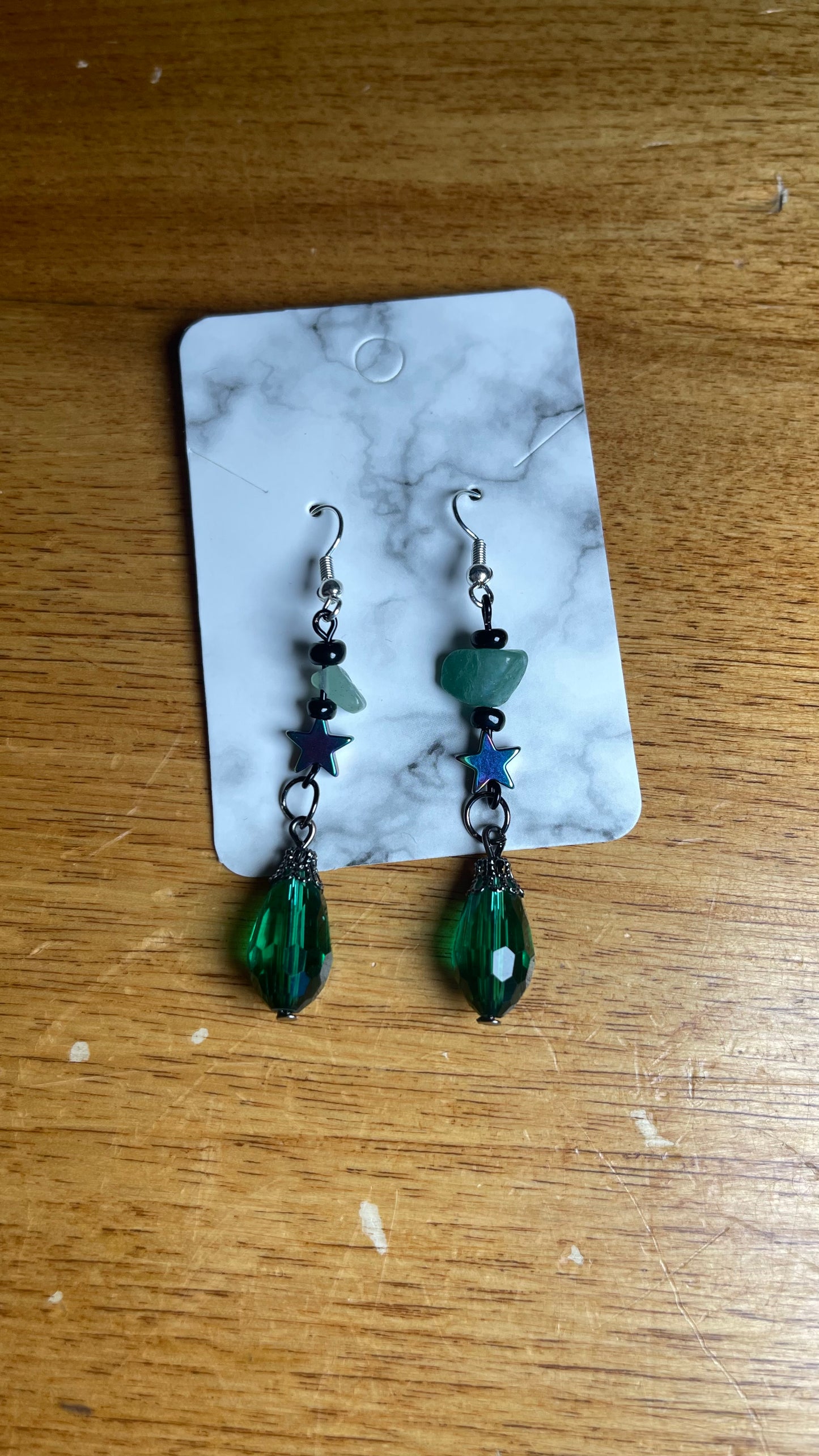 Witchy Emerald Green Magic Earrings